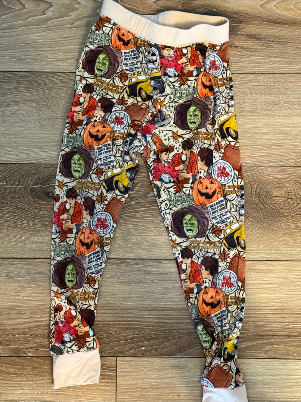Bamboo Halloween town Print Stretch pants